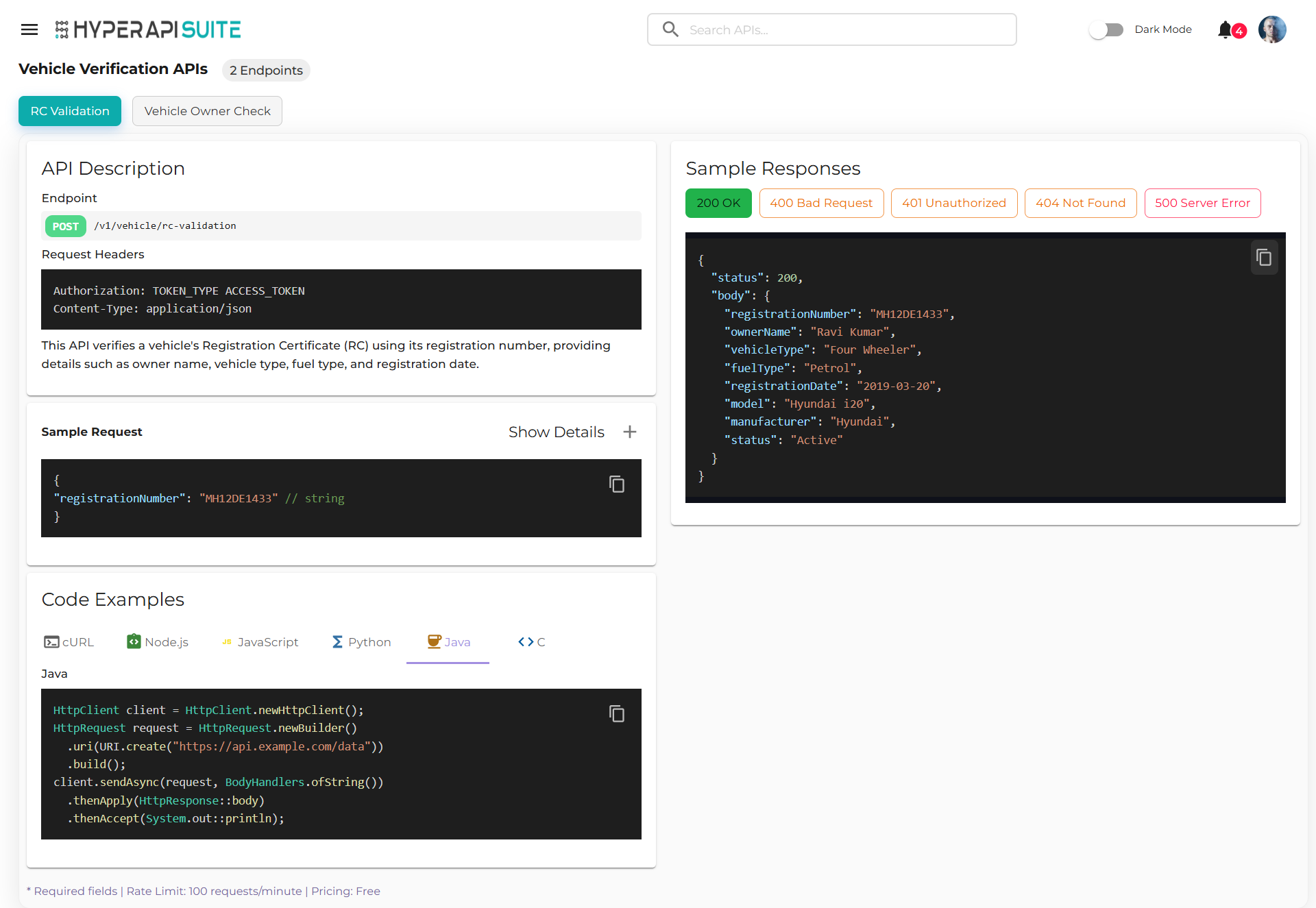 Choose Your API
